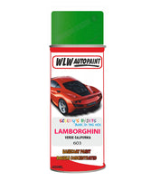 Lamborghini Verde California Aerosol Spray Paint Code 603 Basecoat Spray Paint