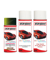 Lamborghini Aventador Verde Ermes/Psyche Complete Aerosol Kit With Primer And Lacquer