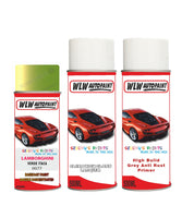 Lamborghini Aventador Verde Itaca Complete Aerosol Kit With Primer And Lacquer