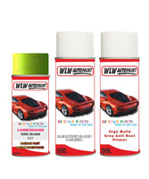 Lamborghini Urus Verde Selvans Complete Aerosol Kit With Primer And Lacquer