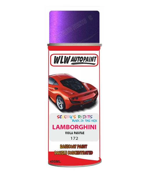 Lamborghini Viola Pasifae Aerosol Spray Paint Code 172 Basecoat Spray Paint