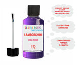 Instructions for Use Lamborghini Urus Violet-Purple Touch Up Paint