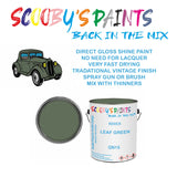 Morris Minor GN15 Vintage Classic Car Paint for restoration Green Original Cellulose Paint used, Perfect Mix for LEAF GREEN