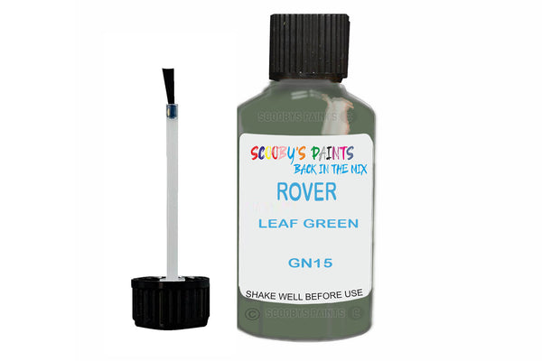 Mixed Paint For Rover Vitesse, Leaf Green, Touch Up, Gn15