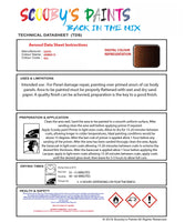 Aerosol Spray Paint For Lexus Ux Series Amber Cs Brown-Beige-Gold Paint Code 4X2