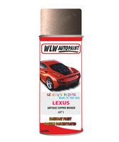 Lexus Antique Copper Bronze Aerosol Spraypaint Code 4P1 Basecoat Spray Paint