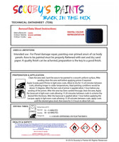 Aerosol Spray Paint For Lexus Sc Series Black Sapphire Black Paint Code 8U0