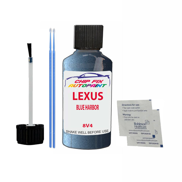 Lexus Ls Series Blue Harbor Touch Up Paint Code 8V4 Scratch Repair Paint