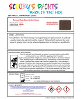 Aerosol Spray Paint For Lexus Rx Series Brown Brown-Beige-Gold Paint Code 4P3