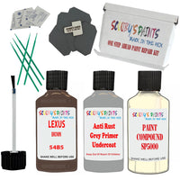 Lexus Brown Car Detailing Paint And Polish Finish Kit