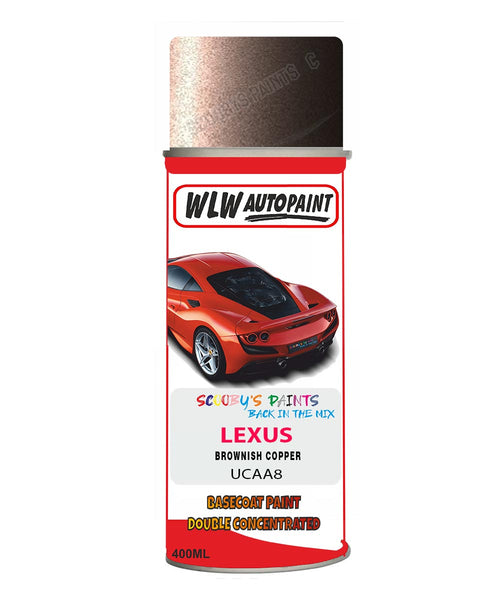 Lexus Brownish Copper Aerosol Spraypaint Code Ucaa8 Basecoat Spray Paint