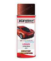 Lexus Copper Brown Aerosol Spraypaint Code 4S6 Basecoat Spray Paint