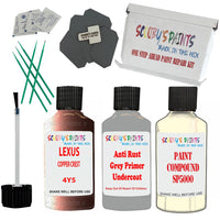 Lexus Copper Crest Car Detailing Paint And Polish Finish Kit