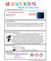 Aerosol Spray Paint For Lexus Ls Series Dark Blue Blue Paint Code 8P4