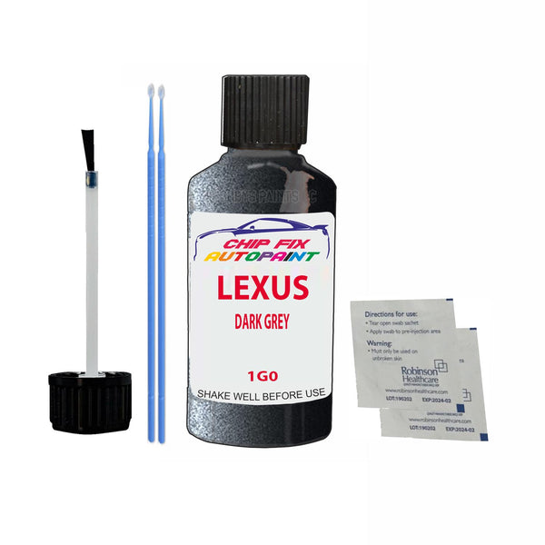 Lexus Ls Series Dark Grey Touch Up Paint Code 1G0 Scratch Repair Paint