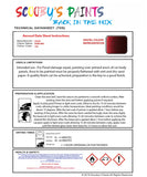 Aerosol Spray Paint For Lexus Lx Series Dark Red Red Paint Code 3S0