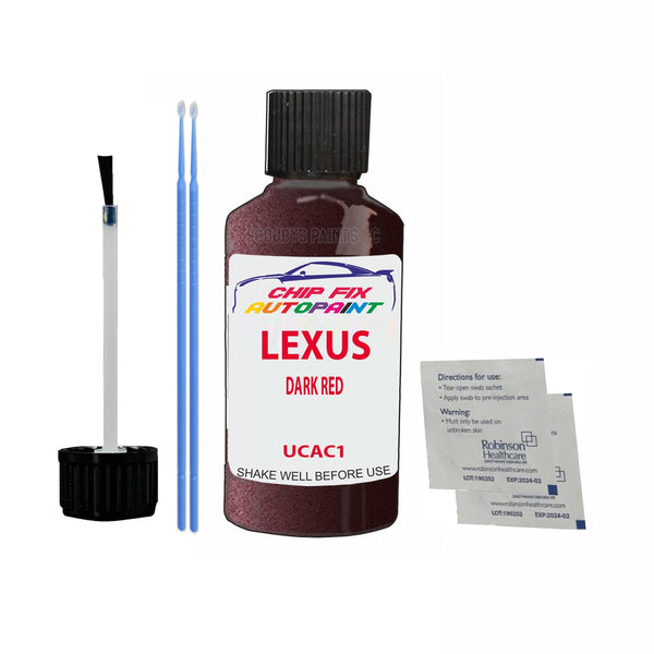 Lexus Es Series Dark Red Touch Up Paint Code Ucac1 Scratch Repair Paint