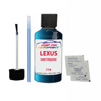 Lexus Es Series Dark Turquoise Touch Up Paint Code 778 Scratch Repair Paint