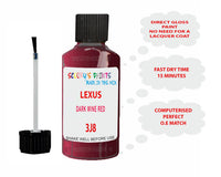 Lexus Ls Series Dark Wine Red Paint Code 3J8