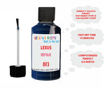 Lexus Ls Series Deep Blue Paint Code 8V3