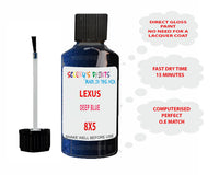 Lexus Ls Series Deep Blue Paint Code 8X5
