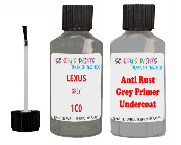 For Lexus Rx Series Dark Grey Touch Up Paint Paint Code 1G0 Silver-Gre ...