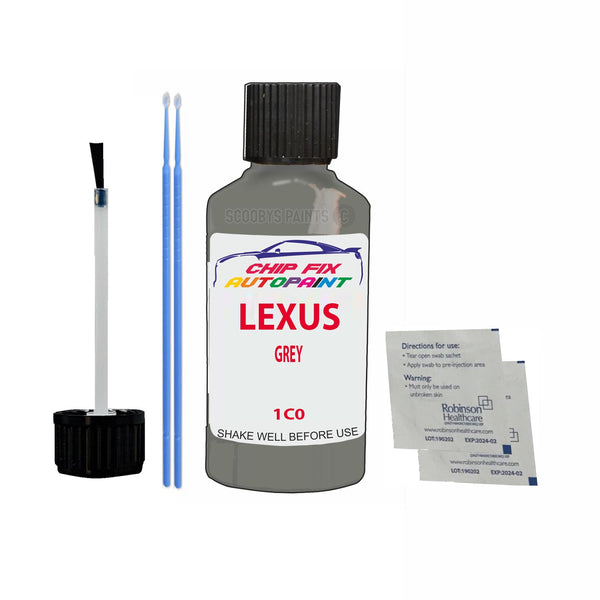 Lexus Gs Series Grey Touch Up Paint Code 1C0 Scratch Repair Paint