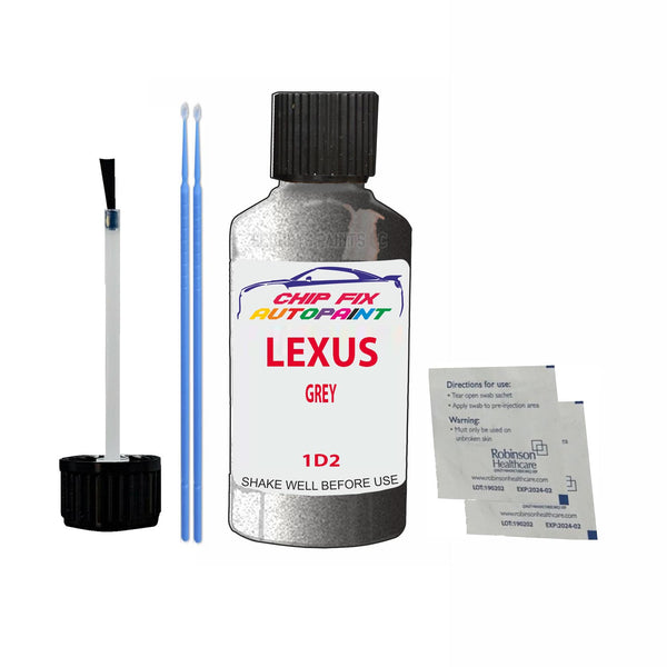 Lexus Rx Series Grey Touch Up Paint Code 1D2 Scratch Repair Paint