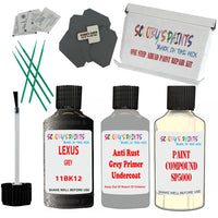 Lexus Grey Car Detailing Paint And Polish Finish Kit