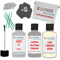 Lexus Grey Car Detailing Paint And Polish Finish Kit