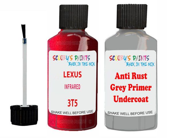 For Lexus Rc F Series Infrared Touch Up Paint Paint Code 3T5 Red – Auto ...