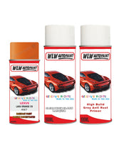 Lotus CT200H LAVA ORANGE CS Complete Aresol Kit With Primer And Lacquer