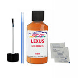 Lexus Rc Series Lava Orange Cs Touch Up Paint Code 4W7 Scratch Repair Paint