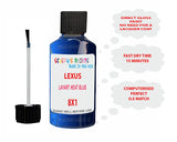 Lexus Ls Series Layart Heat Blue Paint Code 8X1