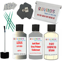 Lexus Light Green Car Detailing Paint And Polish Finish Kit