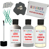 Lexus Light Greyish Beige Car Detailing Paint And Polish Finish Kit