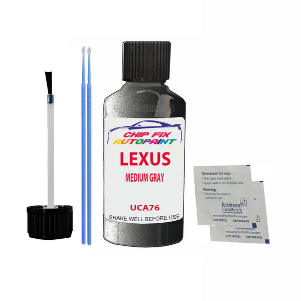 Lexus Ls Series Medium Gray Touch Up Paint Code Uca76 Scratch Repair Paint