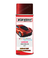 Lexus Noble Spinel Red Aerosol Spraypaint Code 3R7 Basecoat Spray Paint