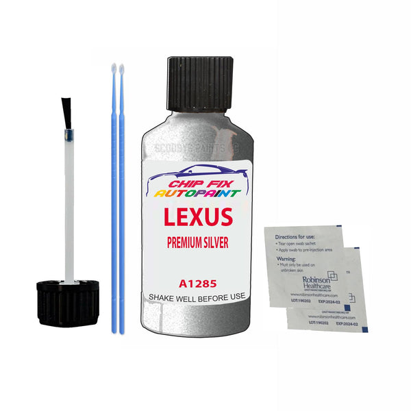 Lexus Es Series Premium Silver Touch Up Paint Code A1285 Scratch Repair Paint