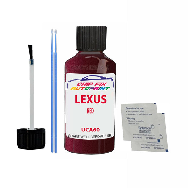 Lexus Es Series Red Touch Up Paint Code Uca60 Scratch Repair Paint