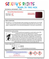 Aerosol Spray Paint For Lexus Es Series Red Red Paint Code Uca60