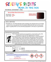 Aerosol Spray Paint For Lexus Ls Series Scarlet Red Paint Code 3U4
