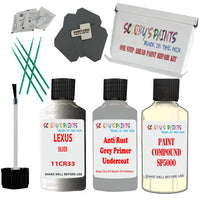 Lexus Silver Car Detailing Paint And Polish Finish Kit