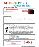Aerosol Spray Paint For Lexus Ls Series Sonic Agate Red Paint Code 3U3
