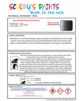 Aerosol Spray Paint For Lexus Lx Series Sonic Chrome Black Paint Code 1L1