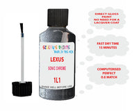 Lexus Rx Series Sonic Chrome Paint Code 1L1