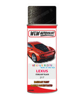 Lexus Starlight Black Aerosol Spraypaint Code 217 Basecoat Spray Paint