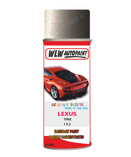 Lexus Topaz Aerosol Spraypaint Code 1A2 Basecoat Spray Paint