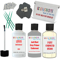 Lexus White Nova Gf Car Detailing Paint And Polish Finish Kit