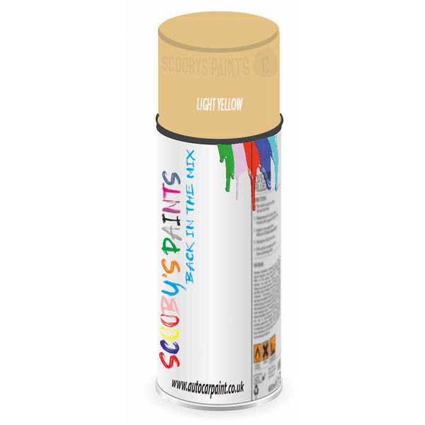 Mixed Paint For Mg Montego Light Yellow Aerosol Spray A2